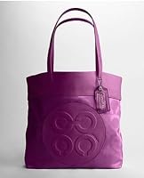 Coach Julia Op Art Perry Handbag 15013- Amethyst