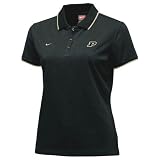 Nike Purdue Boilermakers Black Ladies Classic Polo