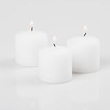 Richland Votive Candles White Unscented 10 Hour Burn Set of 72