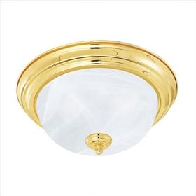 Multi-Purpose Ceiling Fixture in Polished Brass - Energy Star Size: 5.5 H x 13.25 W by Thomas Lighting