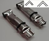 Crimper, Adjustable, Serrated Stainless Steel, 2 Pc. - Closed Vee