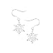 Snowflake Earrings - 316L Stainless Steel - 1.25'' Height