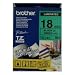 Brother 3/4 Inch x 26.2 Feet Black on Green for P-Touch (TZ741)