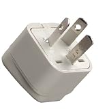 Grounded Adapter Plug America to China Australia GUC CE Certified