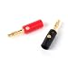 20 Qty (10 Pairs) Atlona 4mm Gold Speaker Wire Cable Banana Plugs Connectors