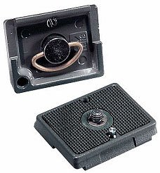 Manfrotto 200PL-14 RC2 Rapid Connect Mounting Plate with 1/4-Inch 20 Screw (Gray)