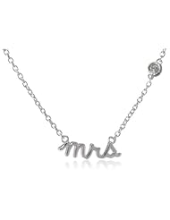 Shy by Sydney Evan Mrs Diamond Bezel Necklace, 16.25"