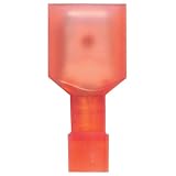 American Terminal E-FMR250N-100 22/18-Gauge Economy Nylon Fully-Insulated Male Quick Disconnects