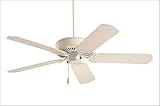 Emerson CF654WW Summer Night 52 Wet Appliance White Outdoor Ceiling Fan 52 Blade Span