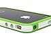 BlastCase Premium Bumper Case for Apple iPhone 4 - Non-Retail Packaging - White/Green