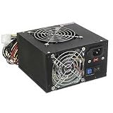500w 120mm Blue LED Fan Dual Core Power Supply