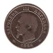 1856-K France 10 Centimes Coin Km#771.5 - Napoleon