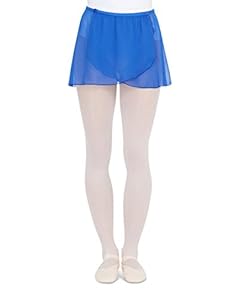 Capezio Girls' Button Wrap Skirt Large True Blue