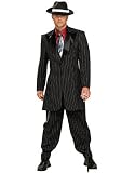 Adult Large Gangster Pin Stripe Costume Zoot Suit 44-46