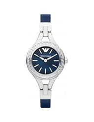 Emporio Armani AR7330 Ladies Blue Silver Chiara Watch