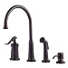 Tools & Hardware : Price Pfister Ashfield Tuscan Bronze Kitchen Faucet Set