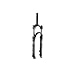 RockShox Tora 85-130mm Coil 318 U-Turn Fork (Black Pl Rim/Disc '10)