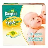 Pampers Sensitive Thick Care Wipes Refill - 180 Ea