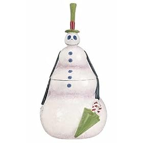 <b>Nightmare Before Christmas Snowman Jack Cookie Jar</b>