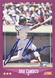 Jose Canseco, Oakland Athletics Autographed Card