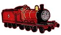 Thomas The Tank Engine Train Patch - James Red Engine