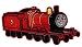 Thomas The Tank Engine Train Patch - James Red Engine