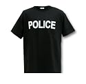 Police Law Enforcement Black T-Shirt