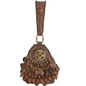 Mary Frances Knock On Wood Handbag
