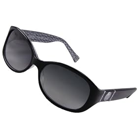 Coach Sunglasses, Anna S439, Black Frame  Fade Grey Lenses  Silver Detail