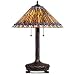 Peacock Motif Robert Louis Tiffany-style Lamp