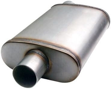 S-K Speed ETC Stainless Steel Performance Muffler - 3" - Center/Offset