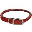 Petco Rolled Leather 3/8" Dog Collar in Red Petco Rolled Leather 3/8" Dog Collar in Red