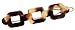 France Luxe Petite Chain on Tige Boule Barrette - Classic
