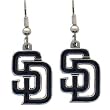 San Diego Padres Dangle Earrings - MLB Baseball Fan Shop Sports Team Merchandise