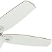 Hunter Fan Company 53089 Builder Deluxe Indoor Ceiling Fan with LED Light and Pull Chain Control, 52