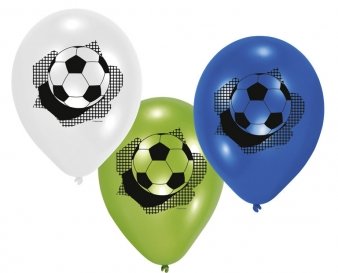 6 Luftballons * Fussball EM 2012 * für Fussball-Party // 450278 // Geburtstag Party Ballon Ballons