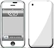 Solid State White Protective Skin Decal Cover Faceplate for Apple iPhone (2G)