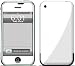 Solid State White Protective Skin Decal Sticker for Apple iPhone (2G)