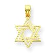 14k Jewish Star of David Pendant