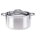 KitchenAid Five-Ply Stainless-Steel Clad 6-Quart Stockpot with Lid