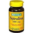 Spirulina 500 Mg - 60 Tablets by Good'N Natural