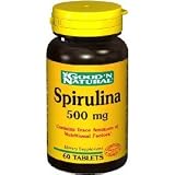 Spirulina 500 Mg - 60 Tablets by Good'N Natural