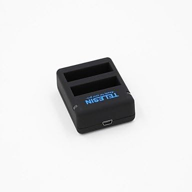 JQYD TELESIN Dual Charger With USB Cable For Gopro Hero4 Battery