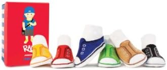 Trumpette 6 Pair Sock Set - Rad Johnny-0-12 Months