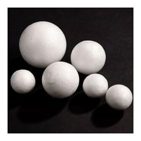 50mm Diameter Polystyrene Spheres bag of 30