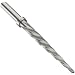 Chicago Latrobe 345 High-Speed Steel Reduced Shank Car Reamer, Left-Hand Spiral Flute, Straight Shank, Uncoated (Bright) Finish with Black Oxide Flutes