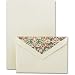 Red Florentine Ecruwhite Letter Stationery