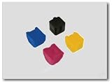 Media Sciences Brand Solid Ink Bundle for Phaser 8400 - All Four Colors - 16 Sticks