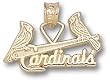 St Louis Cardinals Two Birds Bat 3/8" Charm/Pendant