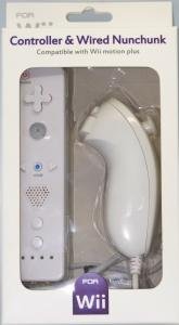 Pack Mando Wii Remote + Nunchuck Compatible Wii BLANCO